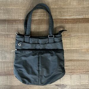 Travelon Anti Theft Essentials Black Tote Bag with Silver Accents